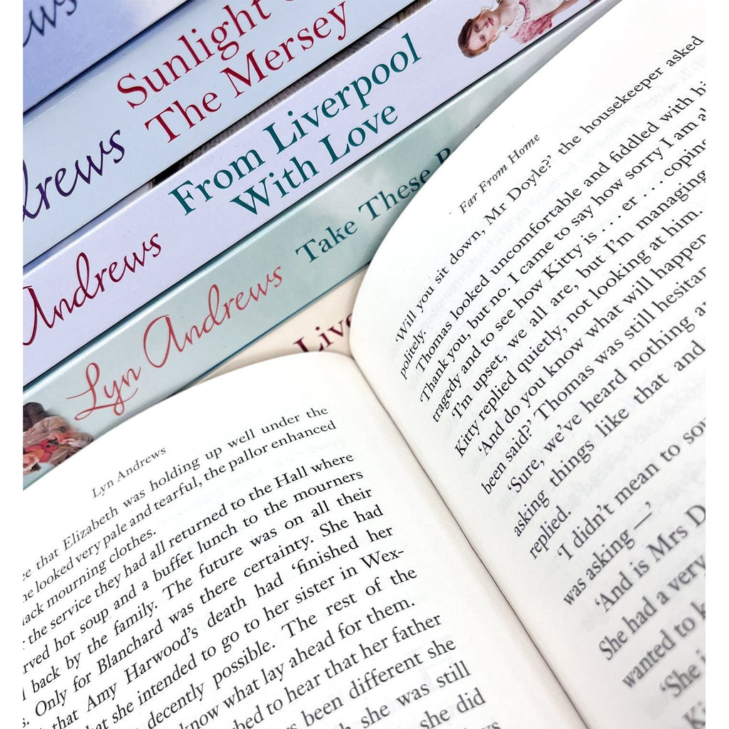 Lyn Andrews Collection 11 Books Set Take These Broken Wings, From Liverpool with Love, When Daylight Comes, Friends Forever, The Ties That Bind