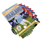 Ultimate Football Heroes Series 1 Collection 10 Books Set Kane, Messi, Ronaldo,Rashford, Son Heung-min, Bruno Fernandes, Haaland, Neymar, Rice, Saka