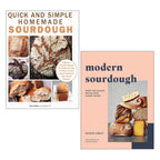 Quick and Simple Homemade Sourdough, Modern Sourdough 2 Books Collection Set
