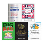 Unlocking Wealth Secrets (HB), Bougie on a Budget, Big Feelings, Rich Energy, Bankroll & Boundaries 5 Books Colection Set