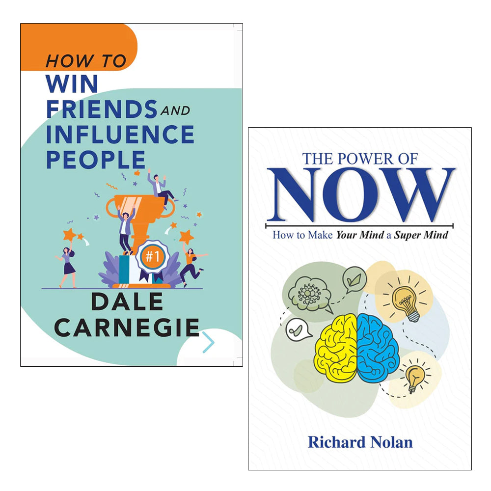 The Power of Now, How To Win Friends and Influence People 2 Books Collection Set