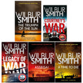 Courtney Family Novels By Wilbur Smith 5 Books Collection Set (A Time to Die, Assegai, Courtney's War, Legacy of War, The Triumph of the Sun)