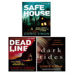 Chris Ewan 3 Books Collection Set (Dead Line, Dark Tides, Safe House)