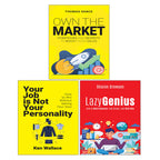 Lazy Genius, OWN THE MARKET, Your Job Is Not Your Personality 3 Books Collection Set