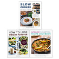 Slow Cooker Lose Weight Forever, How to Lose Weight Forever, Ultra Low Cholesterol Recipe Cookbook 3 Books Collection Set
