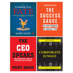 Creating Your Fate, The CEO Speaks, THE SUCCESS SAUCE, Corporate Jungle 4 Books Collection Set