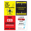 The CEO Speaks, LIKES DON’T PAY RENT, Your Job Is Not Your Personality, Corporate Jungle 4 Books Collection Set