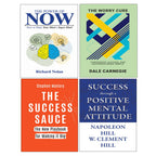 The Worry Cure, The Power of Now, Success through a Positive Mental Attitude, THE SUCCESS SAUCE 4 Books Collection Set