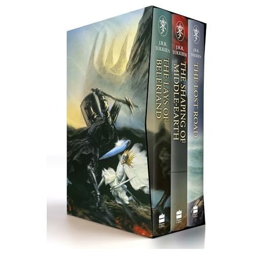 The History of Middle-earth (Boxed Set 2): The Lays of Beleriand, The Shaping of Middle-earth and The Lost Road