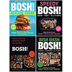 BOSH Series 4 Books Collection Set (Healthy Vegan, [h] Speedy BOSH, [h] Bosh Simple Recipes, [h] Bish Bash Bosh)