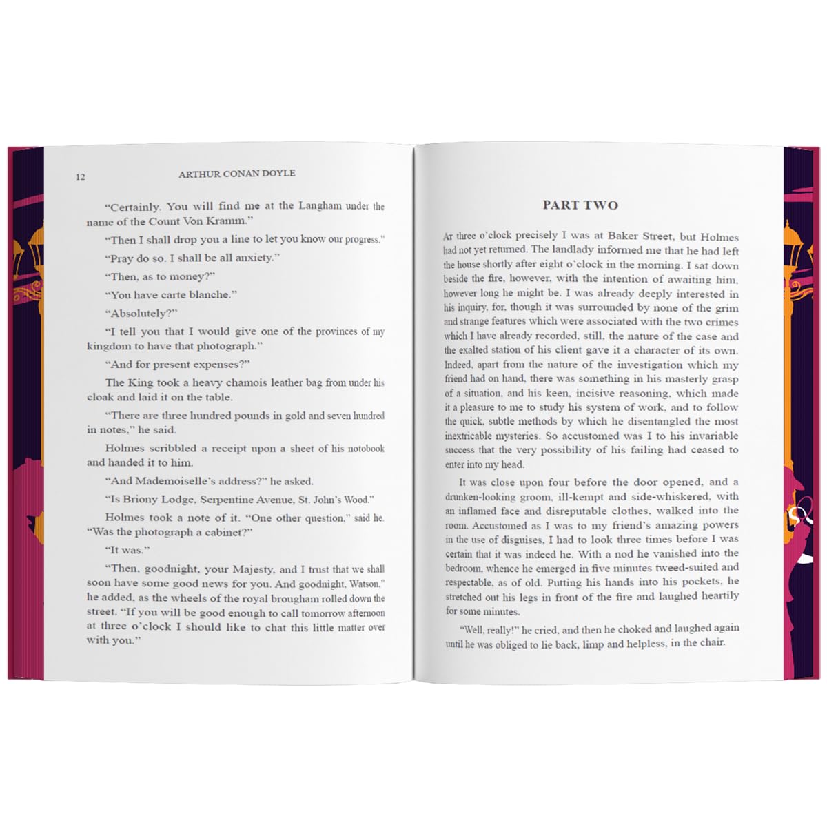 The Adventures of Sherlock Holmes by Sir Arthur Conan Doyle (Deluxe Hardback Sprayed Edge Edition)