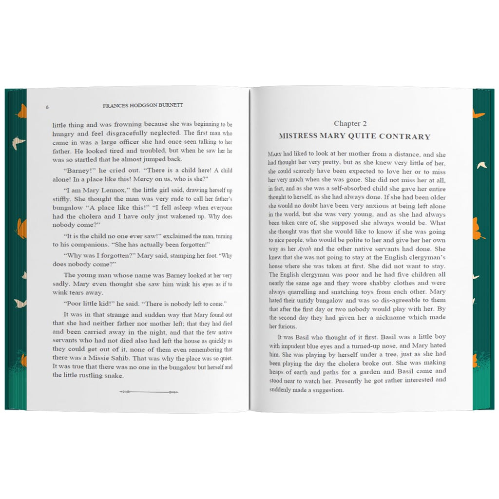 The Secret Garden by Frances Hodgson Burnett (Deluxe Hardback Sprayed Edge Edition)