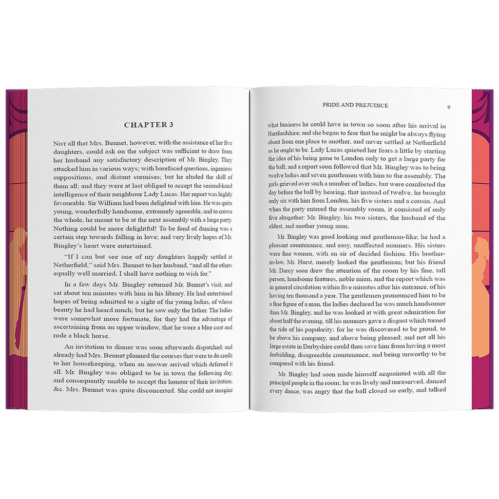 Pride and Prejudice by Jane Austen (Deluxe Hardback Sprayed Edge Edition)