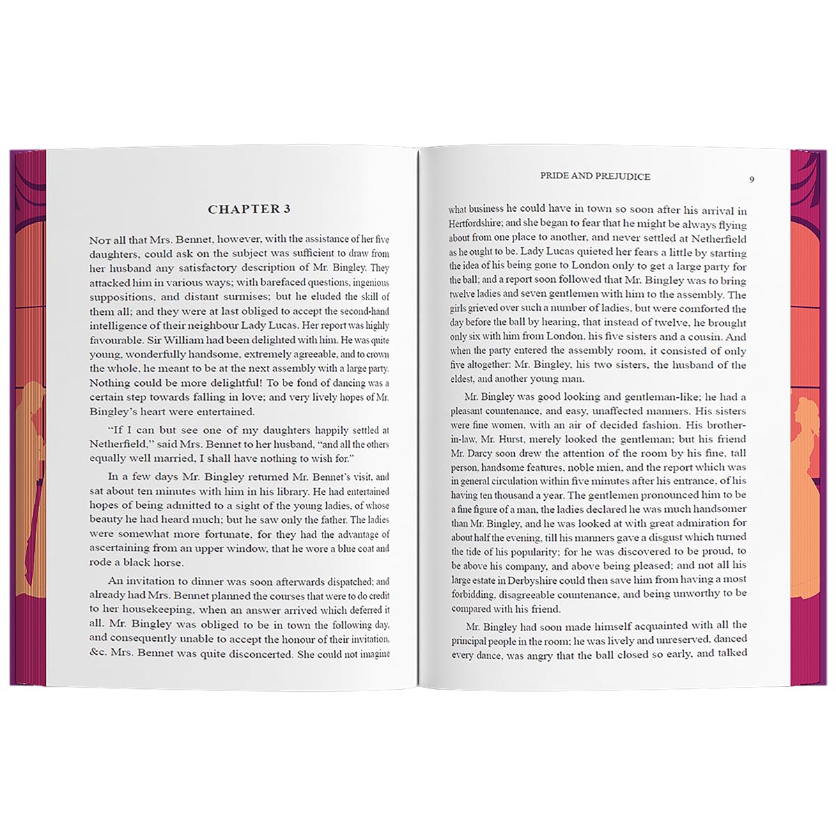 Pride and Prejudice by Jane Austen (Deluxe Hardback Sprayed Edge Edition)