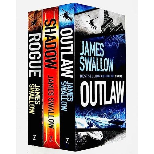 James Swallow Marc Dane Series 4-6 Collection 3 Books Set (Shadow, Rogue, Outlaw)