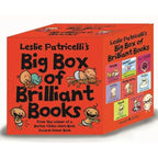 Leslie Patricelli's Big Box of Brilliant Books - 8 Board Books Collection Set (Higher! Higher!, On My Potty, In The Bath, Huggy Kissy, Tickle, Toot, No No Yes Yes and Quiet Loud)