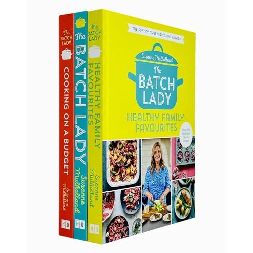 The Batch Lady Collection 3 Books Set By Suzanne Mulholland (The Batch Lady, Healthy Family Favourites, Cooking on a Budget)
