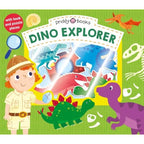 Let's Pretend 3 Books Collection Set By Roger Priddy (Christmas, Dino Explorer & Nature Explorer)