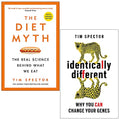 Professor Tim Spector 2 Books Collection Set (The Diet Myth and Identically Different)