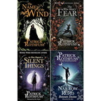 Patrick Rothfuss's Kingkiller Chronicle 4 Books Collection Set (The Name of the Wind, The Wise Man's Fear, More)
