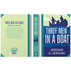 Three Men In A Boat by Jerome K. Jerome (Deluxe Hardback Sprayed Edge Edition)