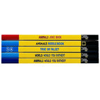 National Geographic Kids A Fun-Filled Family Game Animals 5 Books Collection Set (True or False?, Animals Riddle Book, Animals Joke Book, World Would You Rather? and Animals Would You Rather?)