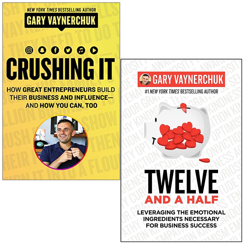 Gary Vaynerchuk Collection 2 Books Set (Crushing It! & [h] Twelve and a Half)