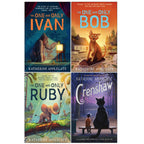 Katherine Applegate Collection 4 Books Set (Crenshaw, The One and Only Ivan, The One and Only Bob, The One and Only Ruby)