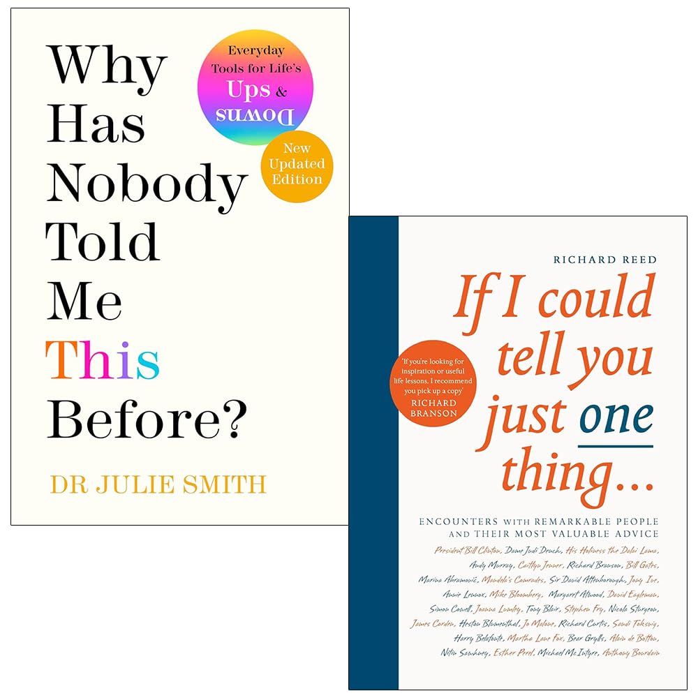 Why Has Nobody Told Me This Before? [h] By Julie Smith and If I Could Tell You Just One Thing By Richard Reed 2 Books Collection Set