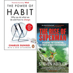 The Power of Habit By Charles Duhigg & The Rise of Superman By Steven Kotler 2 Books Collection Set