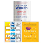 The Science of Scaling, Unlocking Wealth, Post With Purpose(PB) 3 Books Collection Set