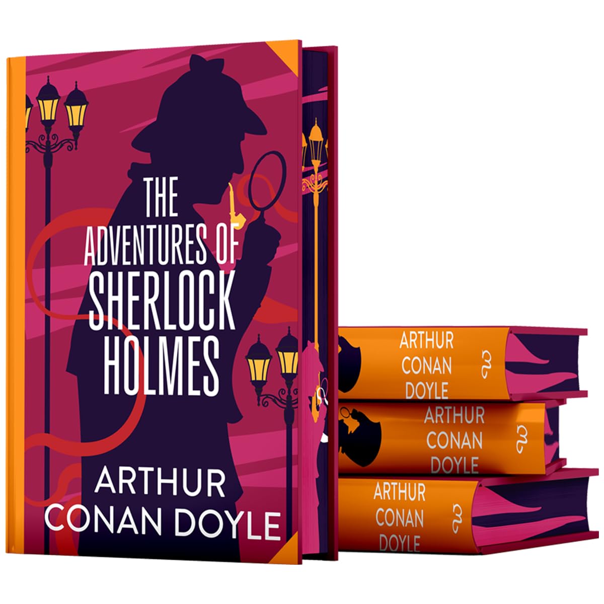 The Adventures of Sherlock Holmes by Sir Arthur Conan Doyle (Deluxe Hardback Sprayed Edge Edition)