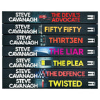 Eddie Flynn Series 7 Books Collection Set By Steve Cavanagh (Twisted,Thirteen, The Defence, The Plea, The Liar, Fifty-Fifty, The Devil's Advocate)