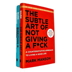 [h] The Subtle Art Of Not Giving A F*ck and Everything Is F*cked 2 Books Collection Set by Mark Manson