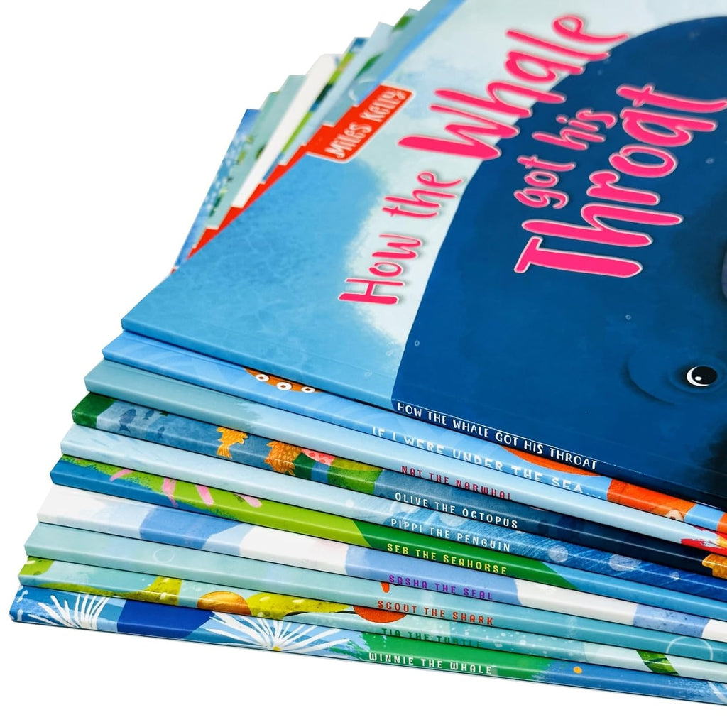 Stories From the Sea: 10 Tales of Wild Animals Beneath the Waves Children's Books Collection Set