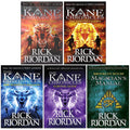Rick Riordan Kane Chronicles Series 5 Books Collection Set (The Red Pyramid, The Throne of Fire, The Serpents Shadow, [h] Survival Guide, [h] Brooklyn House Magician's Manual)