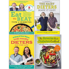 The Hairy Bikers Eat to Beat Type 2 Diabetes, The Hairy Dieters Make It Easy, The Hairy Dieters Eat for Life, [h] The Reverse Your Diabetes Cookbook 4 Books Collection Set