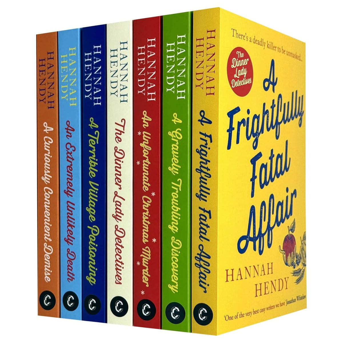 The Dinner Lady Detectives Series 7 Books Collection Set By Hannah Hendy (The Dinner Lady Detectives, An Unfortunate Christmas Murder)