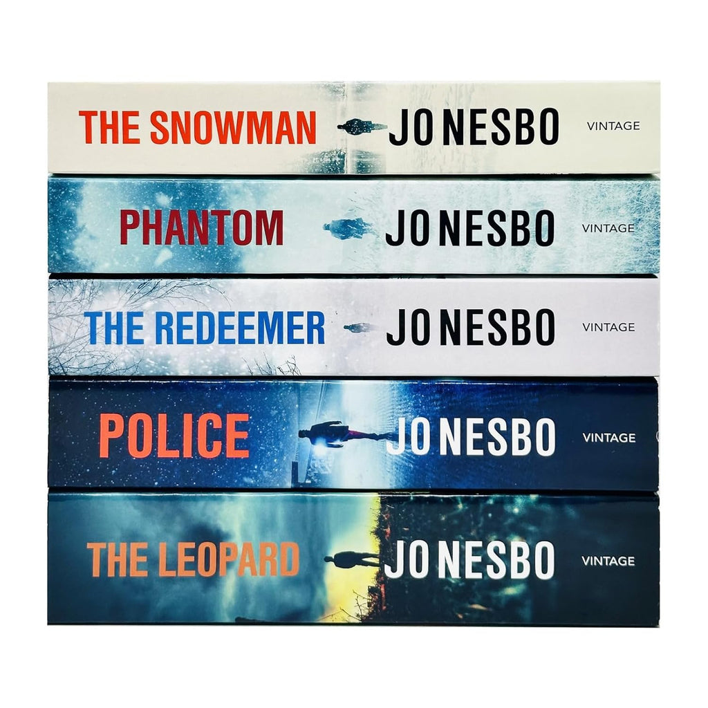Harry Hole Series 6-10 Collection 5 Books Set By Jo Nesbo (The Redeemer, The Snowman, The Leopard, Phantom and Police)