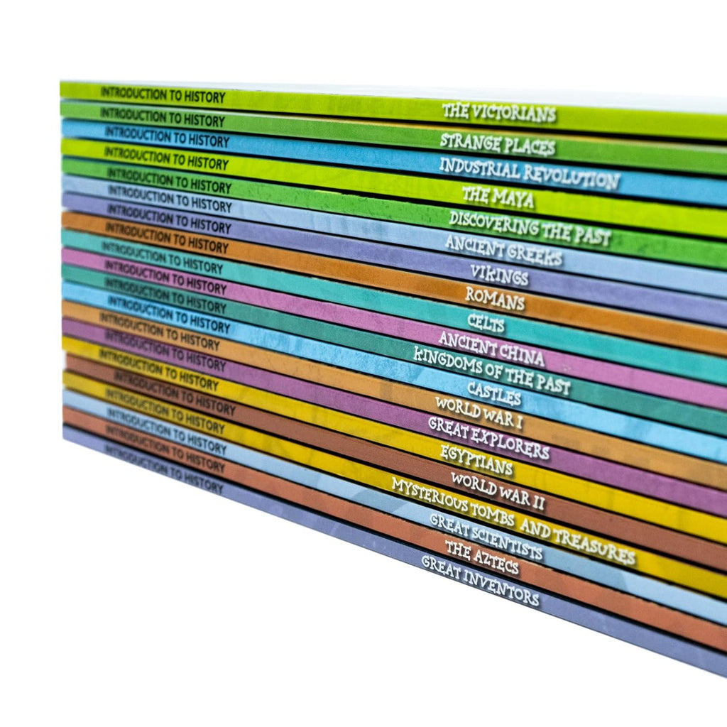 Children Introduction to History for Beginners (Series 1 & 2) 20 Books Collection Set - Illustrated Learning Book of World History for Kids