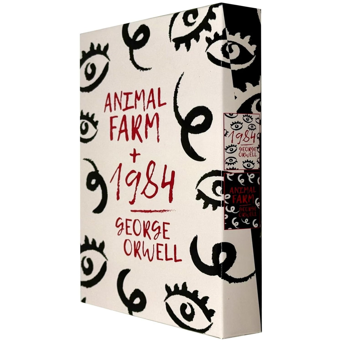 George Orwell 2 Books Collection Set (1984 & Animal Farm) Classic Dystopian Novels