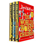 David Walliams Worlds Worst Children Collection 3 Books Set (The Worlds Worst Children 1, 2 & 3)