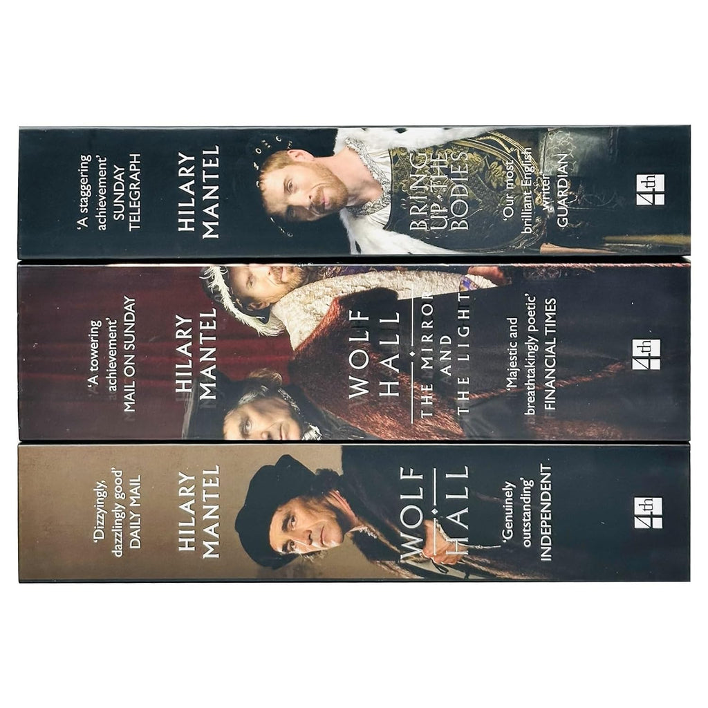 Wolf Hall Trilogy 3 Books Collection Set By Hilary Mantel - The Mirror And The Light Bring Up the Bodies Wolf Hall