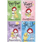 Anna Wilson Top of the Pups Collection 4 Books Set (Puppy Power, The Puppy Plan, Puppy Party and Pup Idol)