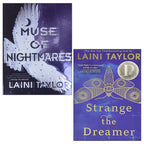 Strange the Dreamer Series Collection 2 Books Set By Laini Taylor (Strange The Dreamer, Muse of Nightmares)