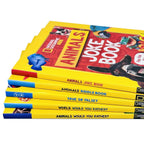 National Geographic Kids A Fun-Filled Family Game Animals 5 Books Collection Set (True or False?, Animals Riddle Book, Animals Joke Book, World Would You Rather? and Animals Would You Rather?)