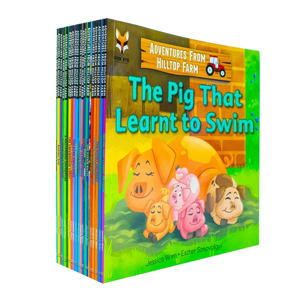 Adventures From Hilltop Farm 20 Books Collection By Jessica Wren | Illustrated Children’s Storybook of Animals, Friendship & Farmyard Fun for Ages 4–8