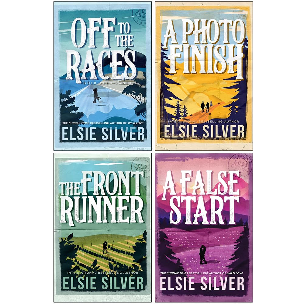 Gold Rush Ranch Series 4 Books Collection Set By Elsie Silver (Off to the Races, A Photo Finish, The Front Runner and A False Start)