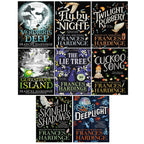 Frances Hardinge Collection 8 Books Set (Verdigris Deep, Fly By Night, Twilight Robbery, Gullstruck Island, The Lie Tree, Cuckoo Song, A Skinful of Shadows, Deeplight)
