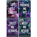 Boys of Avix Series 4 Books Collection Set By Meagan Brandy (Say You Swear, Promise Me Not, Trust Me Always & Keep Me Never)